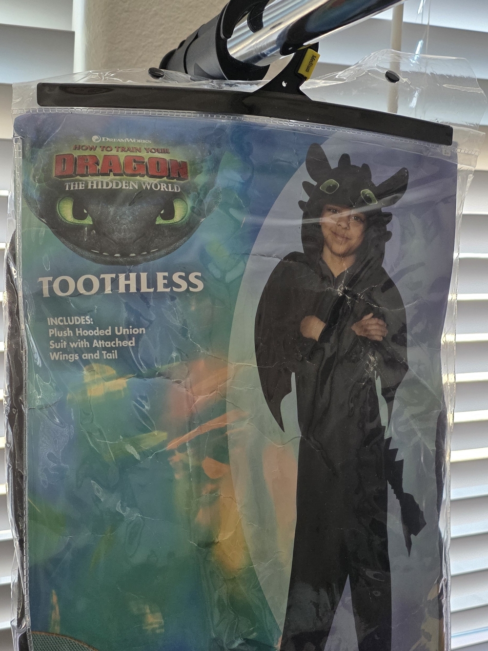 DreamWorks Toothless Black Dragon Costume for Kids